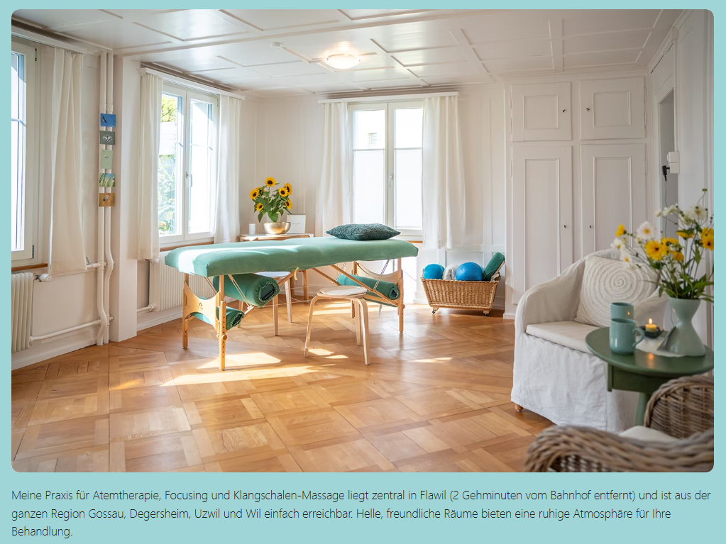 atempause-behandlungsraum